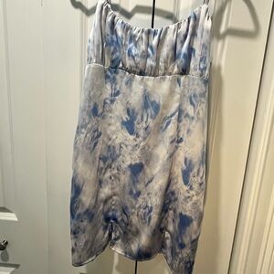 Forever 21 Blue and White Midi Dress